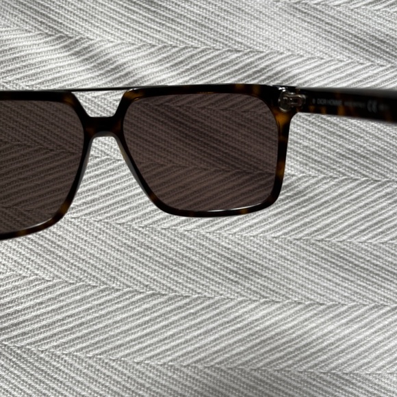 Christian Dior Homme "Black Tie" Tortoiseshell Sunglasses With Case & Lens Cloth - Picture 9 of 9